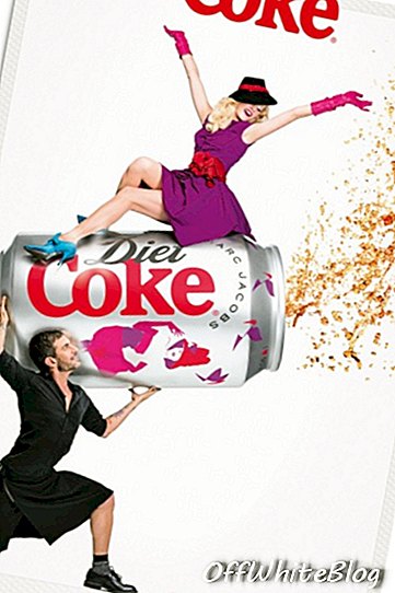 Campanha publicitária de coca-cola da Marc Jacobs Diet