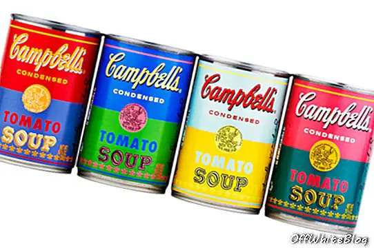 Campbell objavljuje limenke za juhe Andyja Warhola