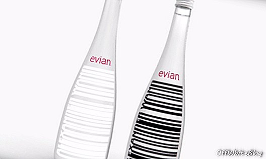 Evian x Alexander Wang su şişesi
