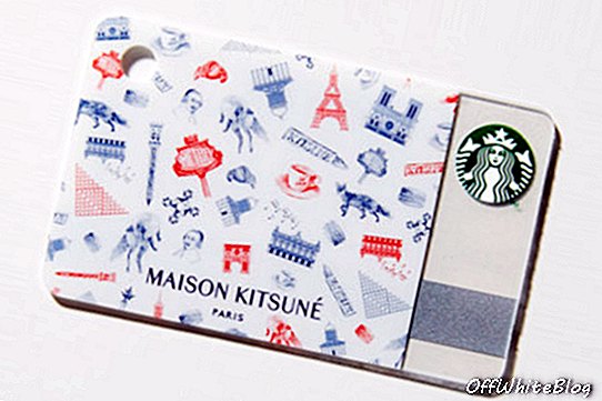 Карта Maison Kitsune Starbucks