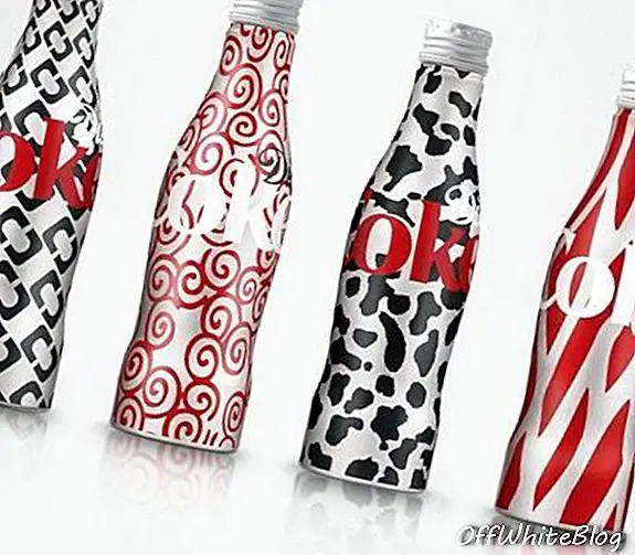 Diane von Furstenberg designer diet cola flaskor