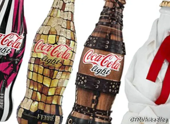 Gianfranco Ferrè izstrādā jaunas pudeles Coca Cola