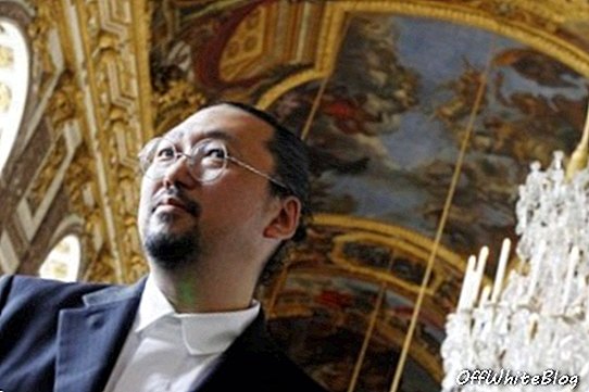 Demonstranter trer ut takashi Murakami-show på Versailles