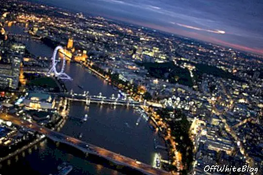 vue aérienne de Londres