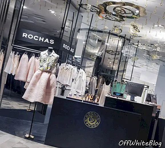 Rochas pop-up-butik i Galeries Lafayette