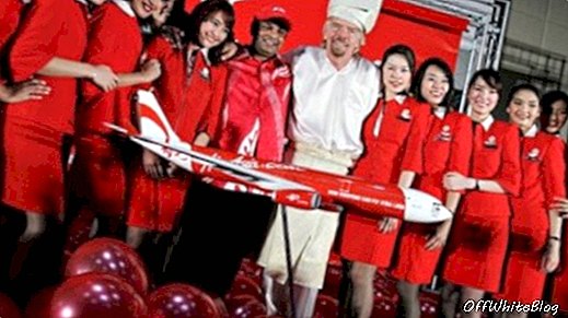 Stewardess van Richard Branson