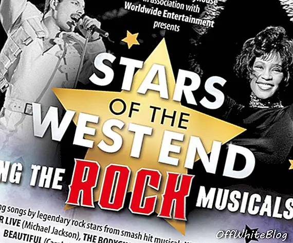 Hvězdy na západním konci zahrají hitové skladby od Queen, Whitney Houston a další