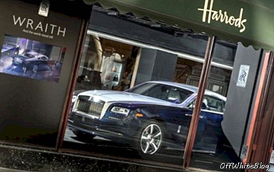 Rolls Royce Wraith Harrods ablak