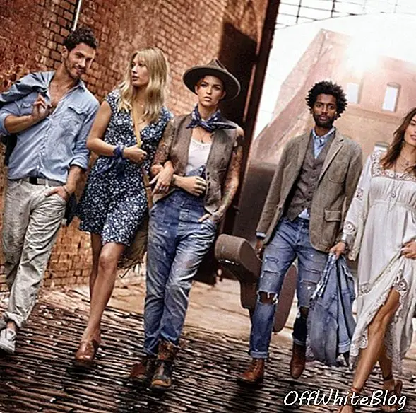 היילי בולדווין בקמפיין ג 'ינס & אספקה ​​של ראלף לורן 2016
