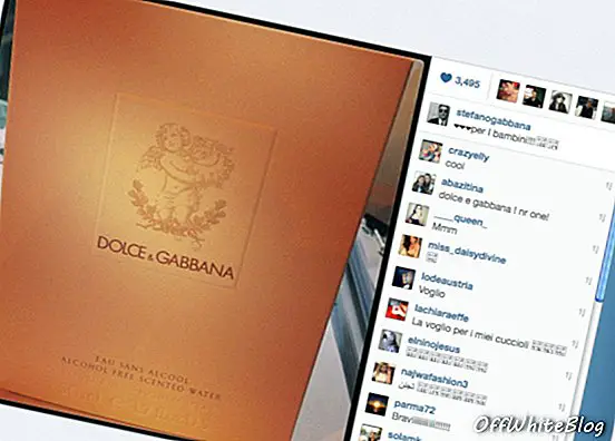 Barnas parfyme i verkene på Dolce & Gabbana?