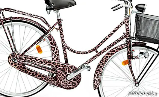 Vélo Dolce & Gabbana imprimé léopard