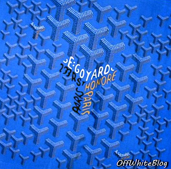 Goyardský šátek modrý