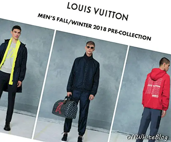 Louis Vuitton valt op voor de Pre Fall-collectie 2018 voor heren