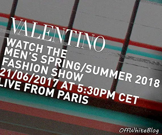 Se Valentino Herres forår / sommer 2018 show live fra Paris Fashion Week