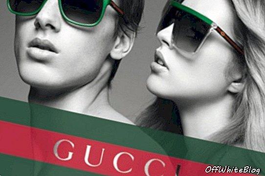 Кампания за очила Gucci пролет лято 2012
