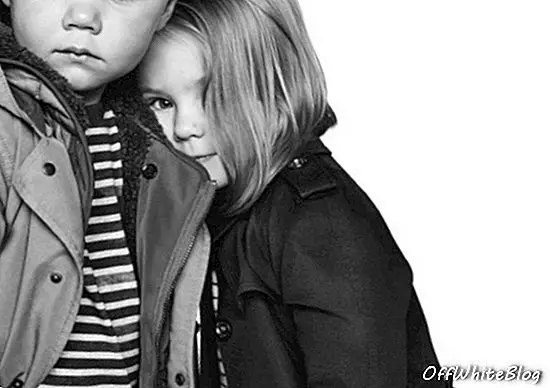 Кампанія дитячого одягу Burberry восени 2013 року
