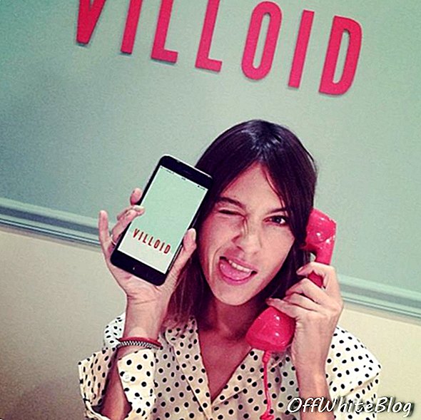 Alexa Chung presenterar Villoid-modeapp