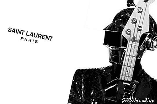 Daft Punk Stars à Saint Laurent Ads