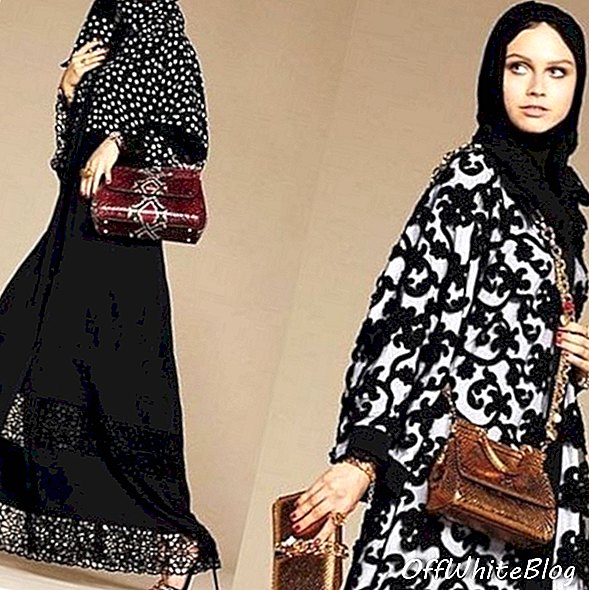 돌체 앤 가바나 헤드 라인 이슬람 패션 화장