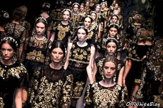 Жіночий одяг Dolce & Gabbana осінь зима 2012 року