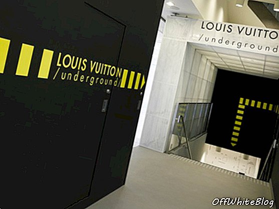 Louis Vuitton ondergrondse winkel in Japan
