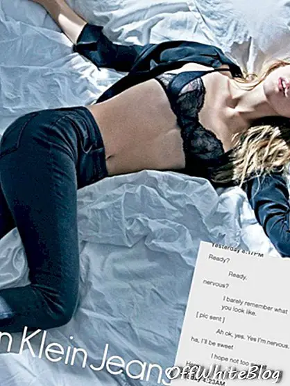 แคมเปญ sexting Calvin Klein Jean
