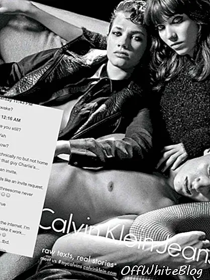 Campania de sexting a lui Calvin Klein Jean