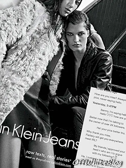 Campania de sexting Calvin Klein Jean