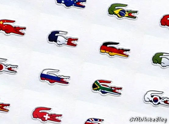 Collection de drapeaux Lacoste 2012