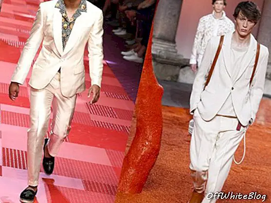 Dari kiri: Dolce & Gabbana, Ermenegildo Zegna