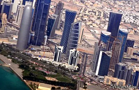 Foto aérea de Doha