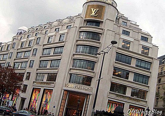 Louis Vuitton atklāj Champs-Elysees veikalu svētdien tiesiskās cīņas laikā