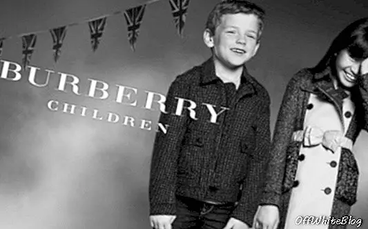 קמפיין Burberry בגדי ילדים בסתיו חורף 2012