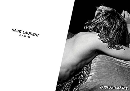 Primeira imagem da campanha para Saint Laurent Paris