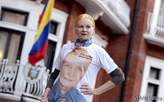 Vivienne Westwood Julian Assange t krekls