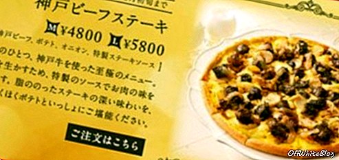 Kobe Marha Steak Pizza