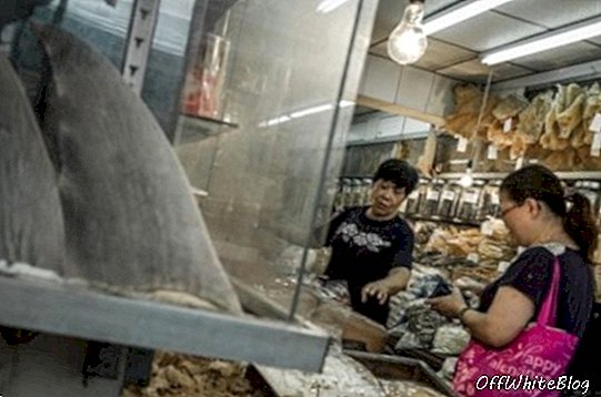 Hongkongi pood, kus müüakse haiuime