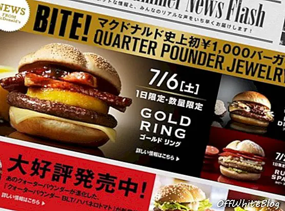 McDonalds Japan četvrtina baca nakit