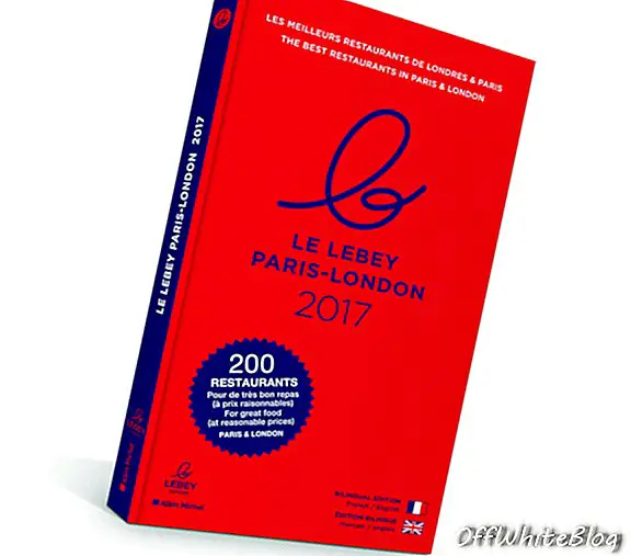 Lebey Paris-London Guide Названия Топ ресторанов