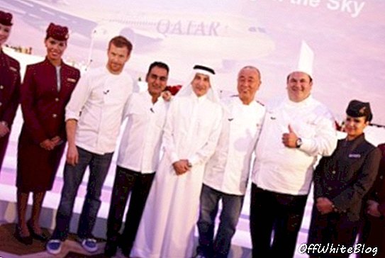 „Qatar Airways“ pasaulyje garsūs virėjai