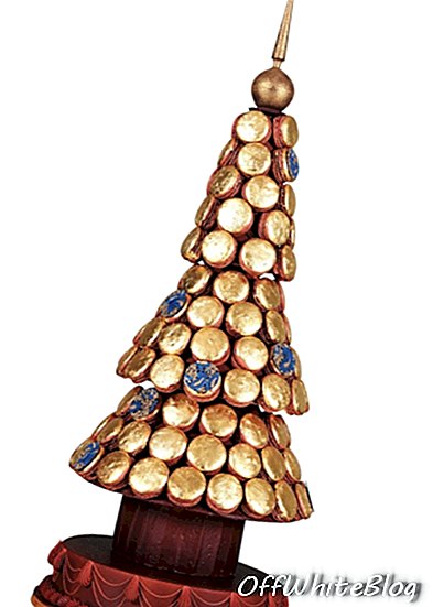 Ladurée ustvarja makaronova drevesa za božič