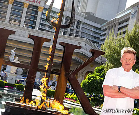 Gordonas Ramsay atidarė „Pragaro virtuvės“ įkvėptą restoraną Cezario rūmuose, Las Vegase