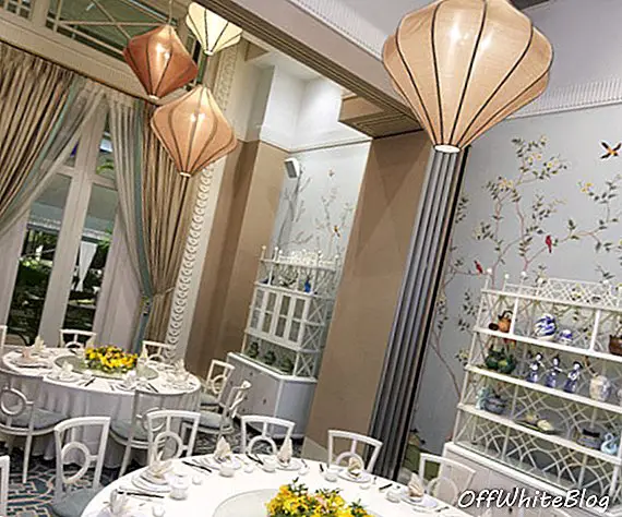 A szingapúri Fullerton Hotel Jade étterme új kantoni menüvel és belső terekkel nyílik meg