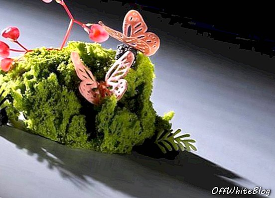 Базилик Шоколадная бабочка у Гаггана. Изображение предоставлено Gaggan Facebook Page