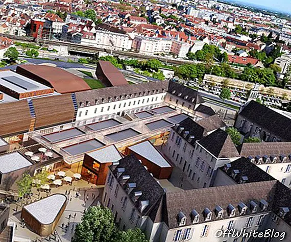 Uitbreiding van het International Gastronomy Centre in Dijon, Frankrijk omvat hotel- en kooklessen