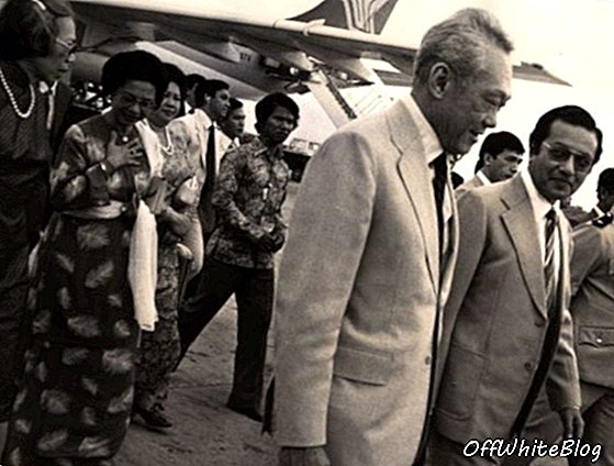Tuan Lee dengan Perdana Menteri Malaysia Mahathir Mohamad