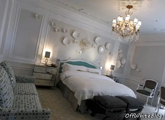 Dormitorio de la suite St Regis Tiffany