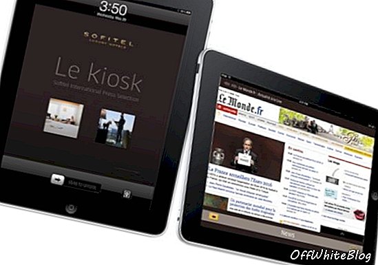 Sofitel uvádza na trh svoju aplikáciu iPad „Kiosk“
