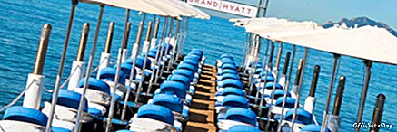 Khách sạn Hyatt tại Cannes kỷ niệm bãi biển