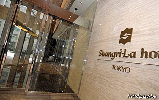 pintu masuk Shangri-La Hotel Tokyo